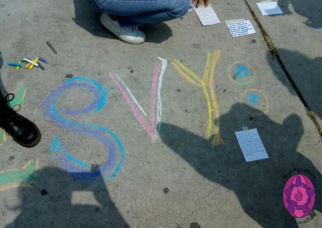 Desde el grupo de acompañamiento: "Querida Lesvy (Ber)". Cartas para ella. #Justicia #amor/ Foto: Las del Aquelarre. Jueves 26 de septiembre 2019Desde el grupo de acompañamiento: "Querida Lesvy (Ber)". Cartas para ella. #Justicia #amor/ Foto: Las del Aquelarre. Jueves 26 de septiembre 2019