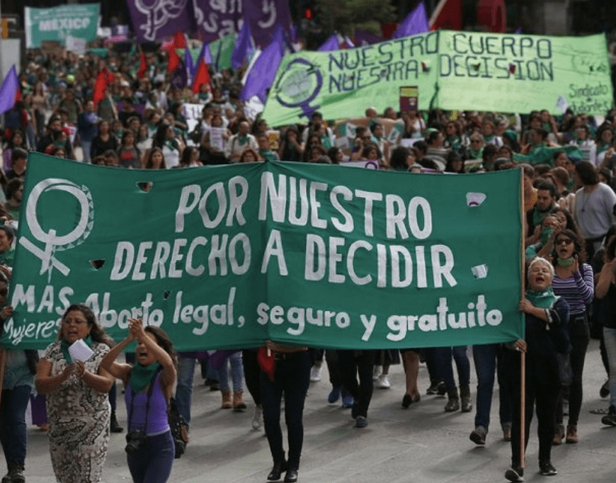 ¿Qué significa que se haya despenalizado el aborto en Oaxaca? / Foto de twitter