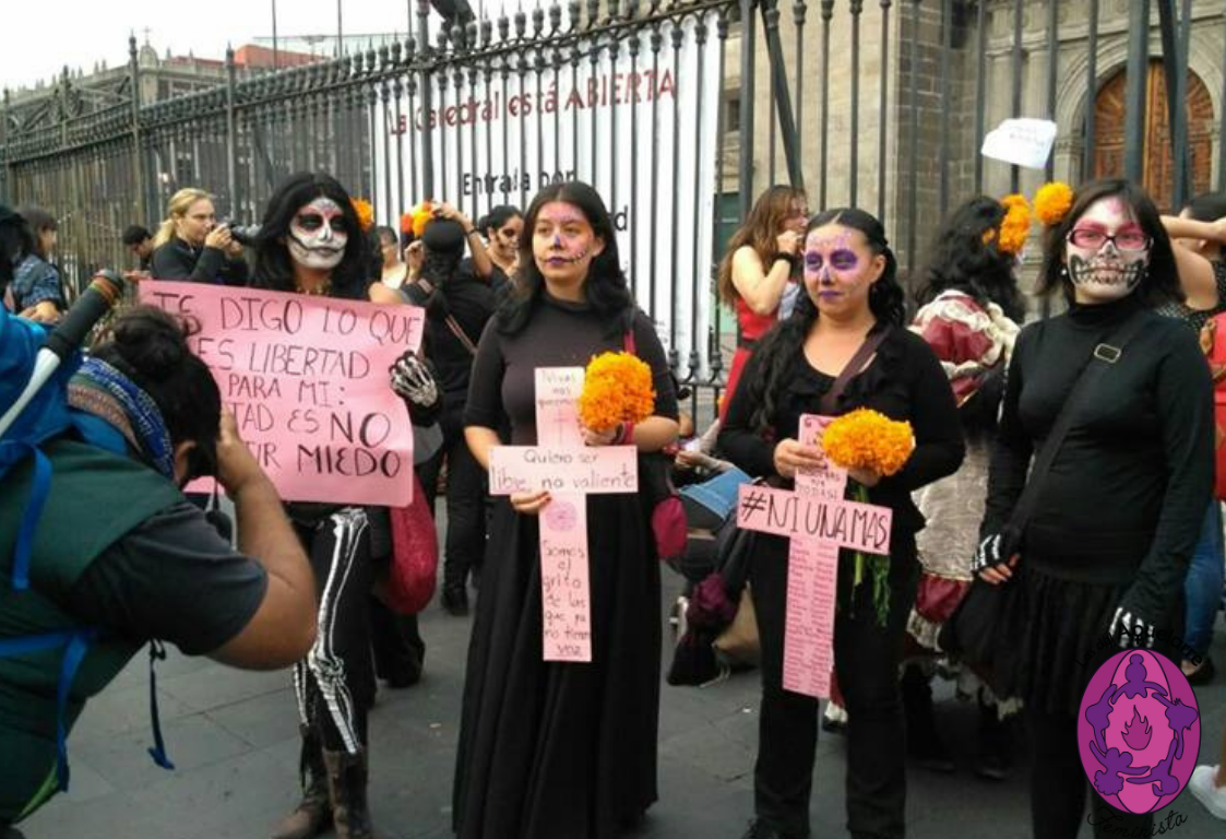 Así fue la Marcha de la Catrinas 2017 en CDMX